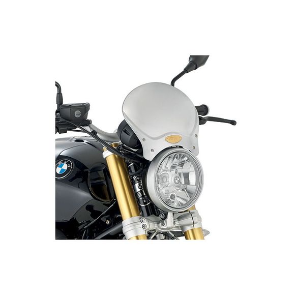 Bulle Givi noir Look café racer - IncoloreRef : 100ALB