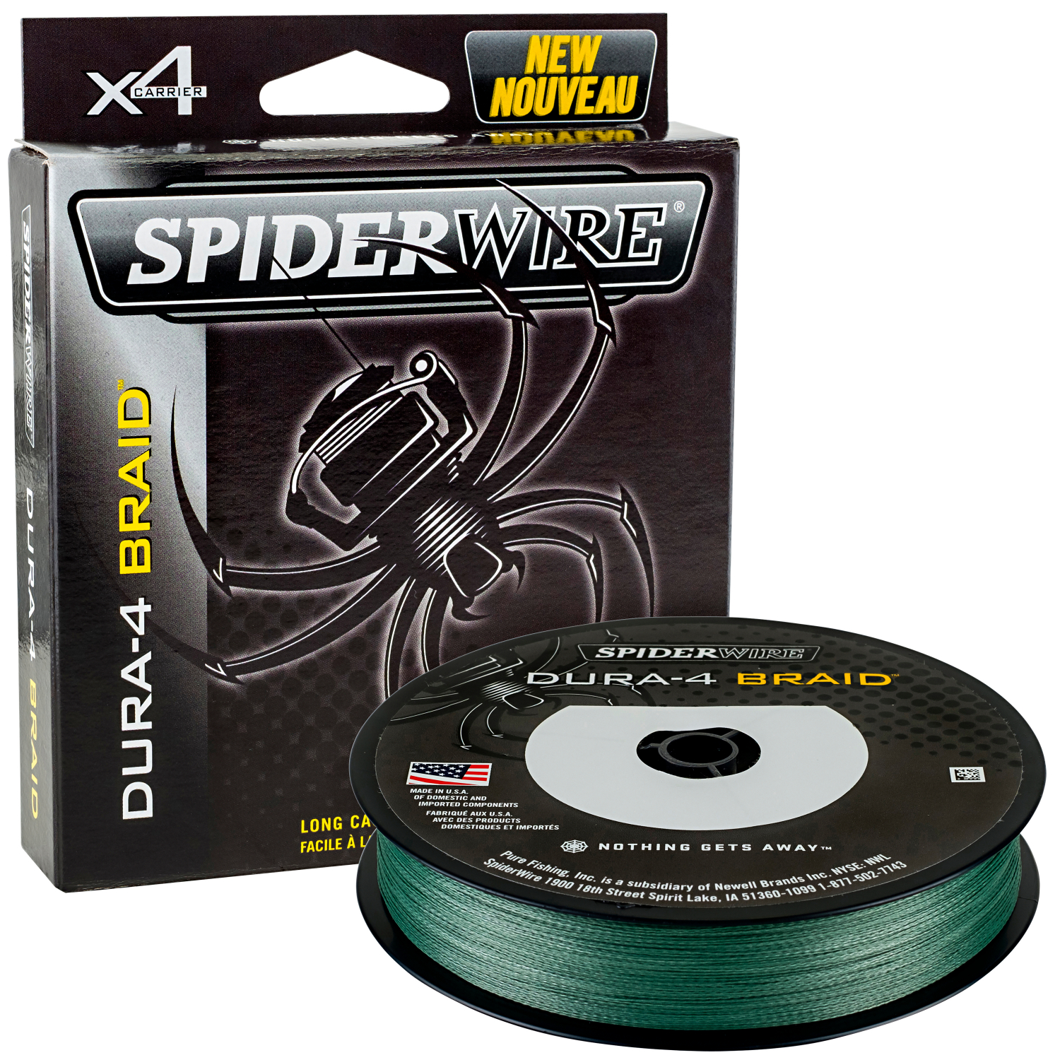 Spiderwire Fishing Line Dura 4 (Rreen, 150 m)