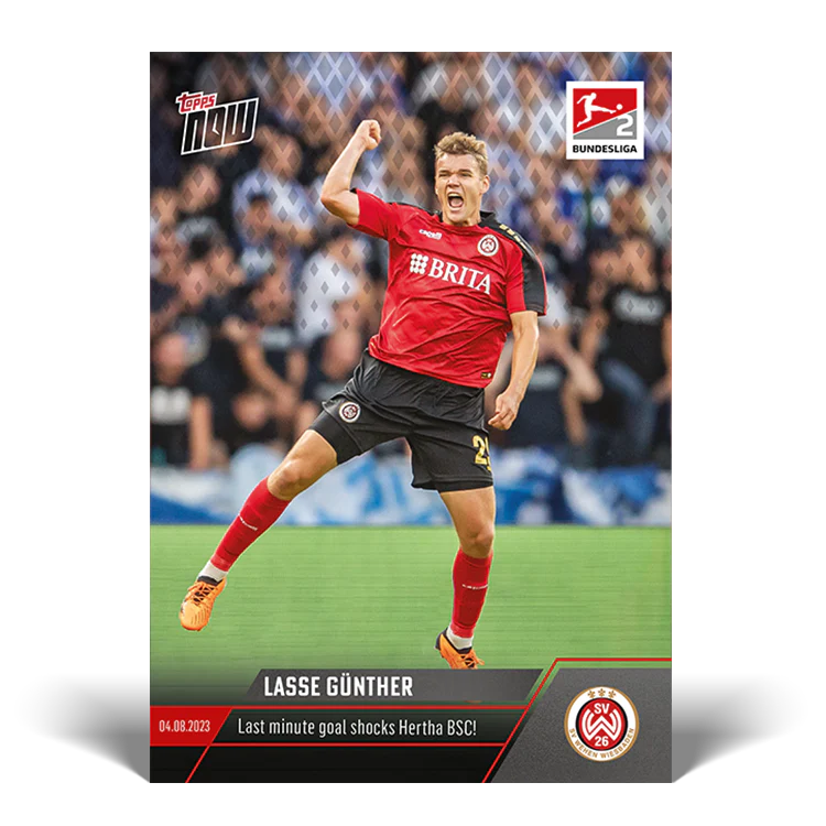 Topps UK - Last minute goal shocks Hertha BSC! - Bundesliga TOPPS NOW® Card #4