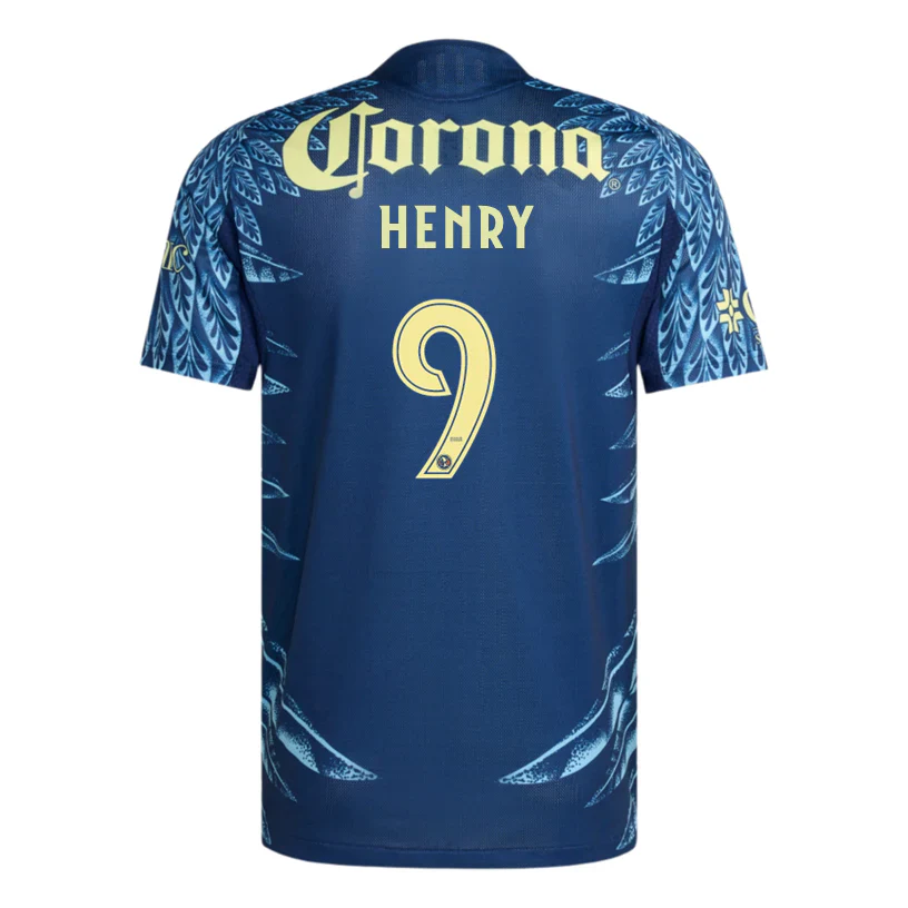 Henry Men's Club América 25/26 Authentic Away Jersey (Blue)