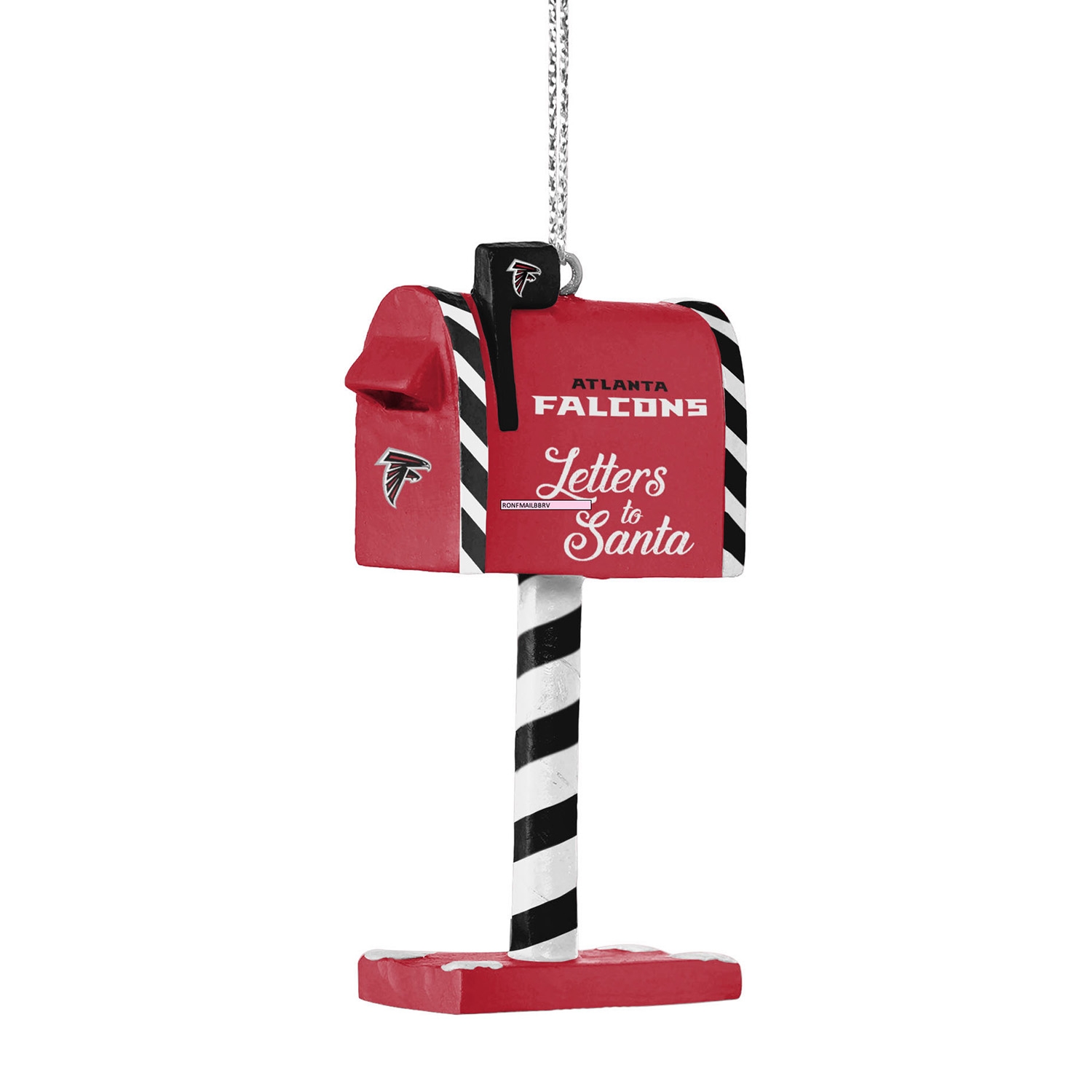 Atlanta Falcons NFL Mailbox Christmas Ornament