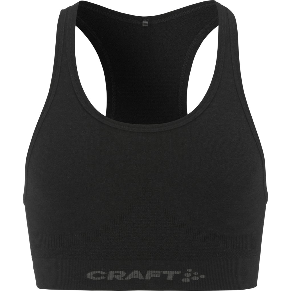 CRAFT Wool Seamless Bra Women - Black