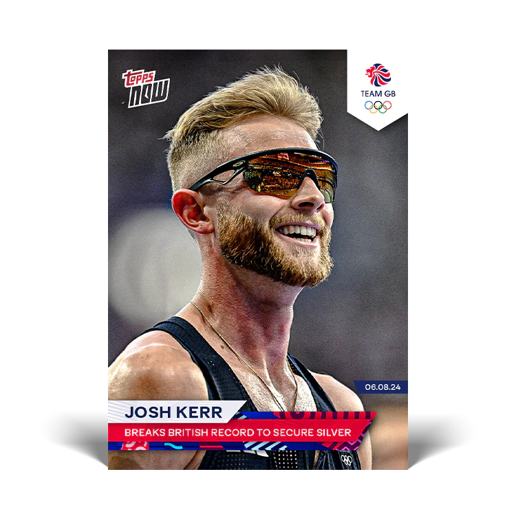 Josh Kerr - Breaks British record to secure silver - 2024 Team GB TOPPS NOW® Card 23