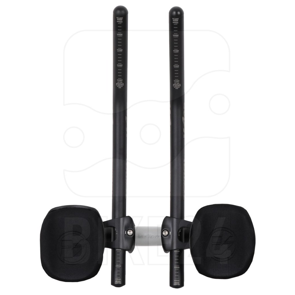 Vision TriMax Clip-On Aluminium J-Bend - black