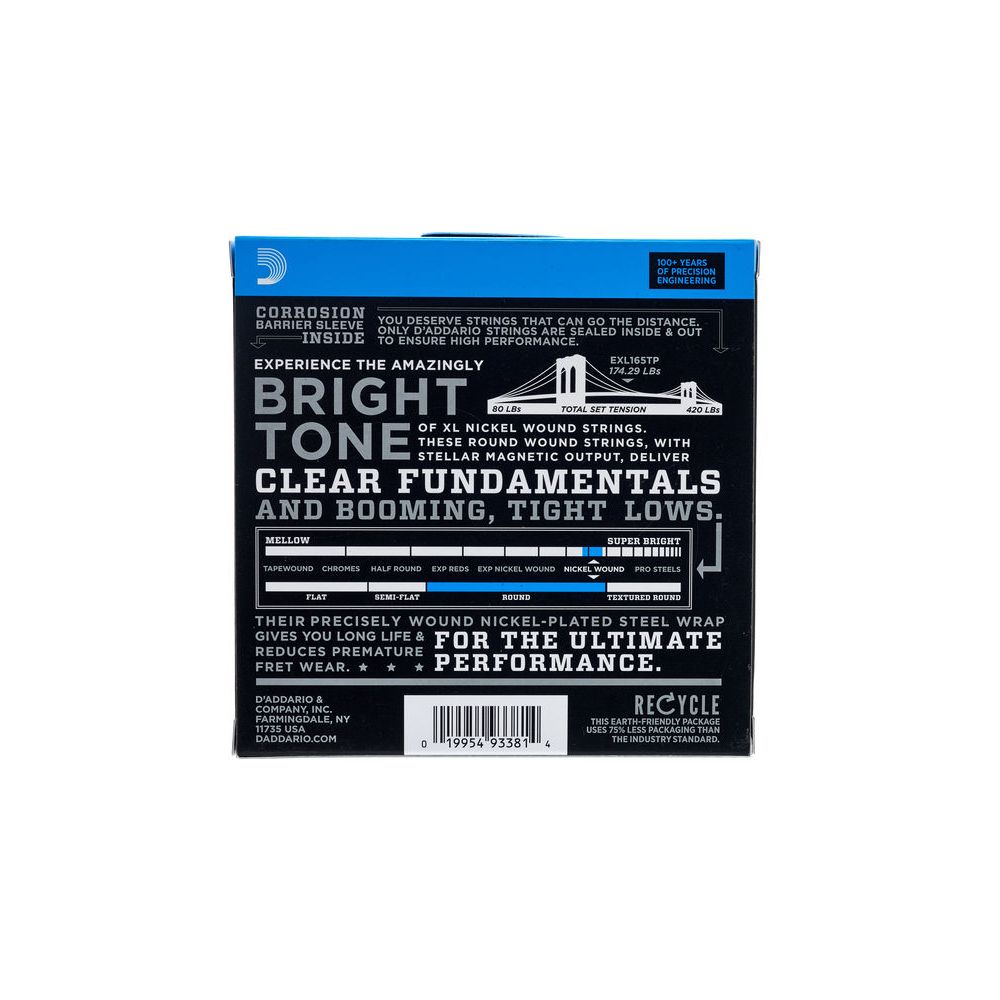 Daddario EXL165TP – Thomann Ireland