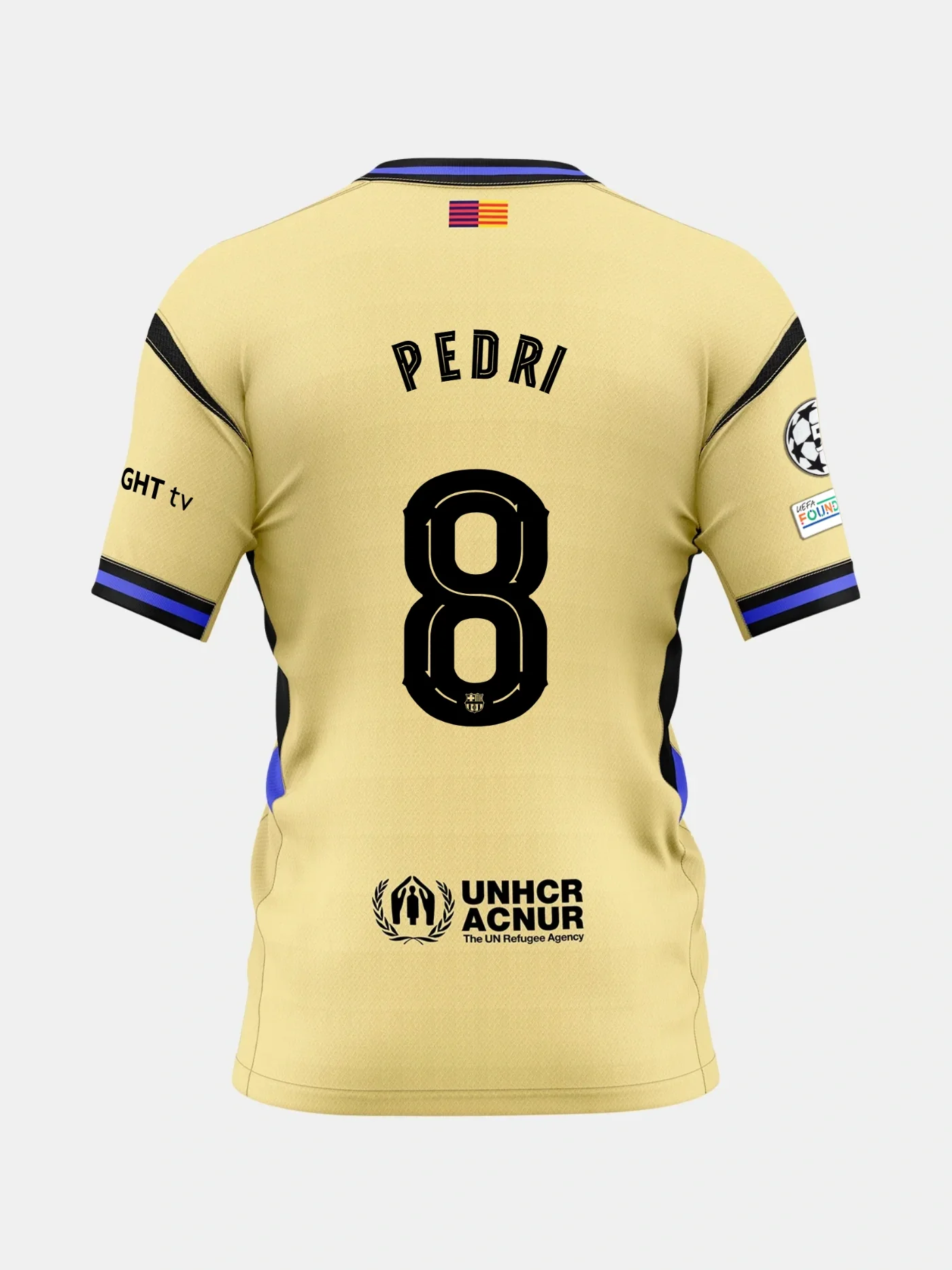 Pedri | Ucl Men'S Away Jersey 25/26 Fc Barcelona X Kobe Bryant - Player'S Edition