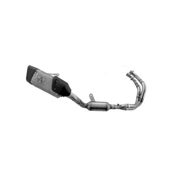 Ligne Complète Arrow Pista Titane Racing - Collecteur Titane - GrisYAMAHA 700 R7 - 2021 - 2024Ref : AW0865 / 71232PTZ