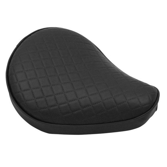 Highway Hawk Solo Old Skool Stitch Universal Comfort Seat - BlackRef: HIG0202 / 53-184