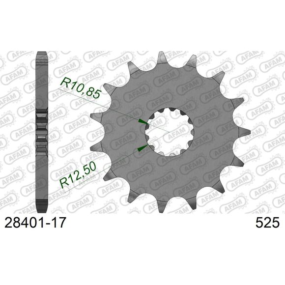 AFAM 525 Chain Kit Steel Type OrigneRef: 01477104
