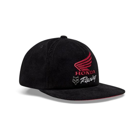 Adjustable Fox Honda Cap - BlackRef: Fx5252 / 33390-001-Os