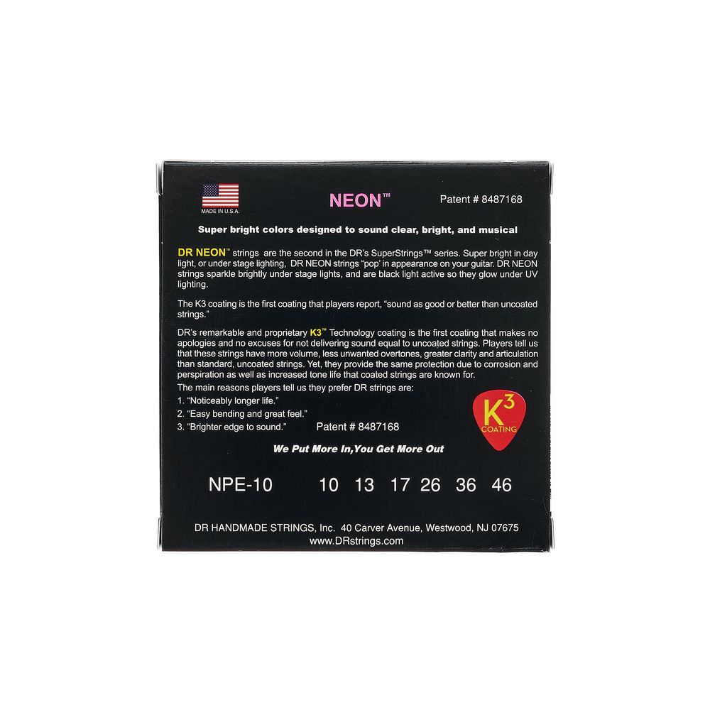 DR Strings Neon Pink NPE