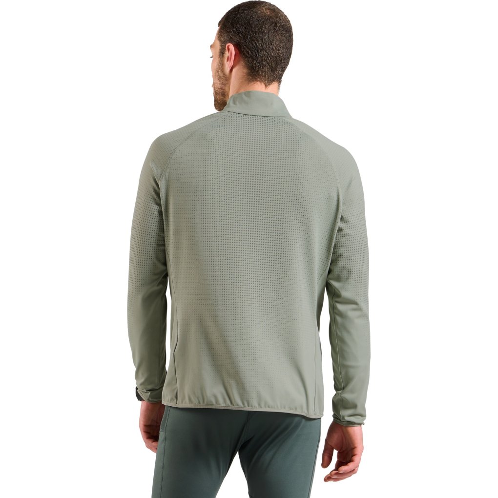 Odlo Zeroweight Warm Half-Zip Running Mid Layer 2.0 Men - shadow