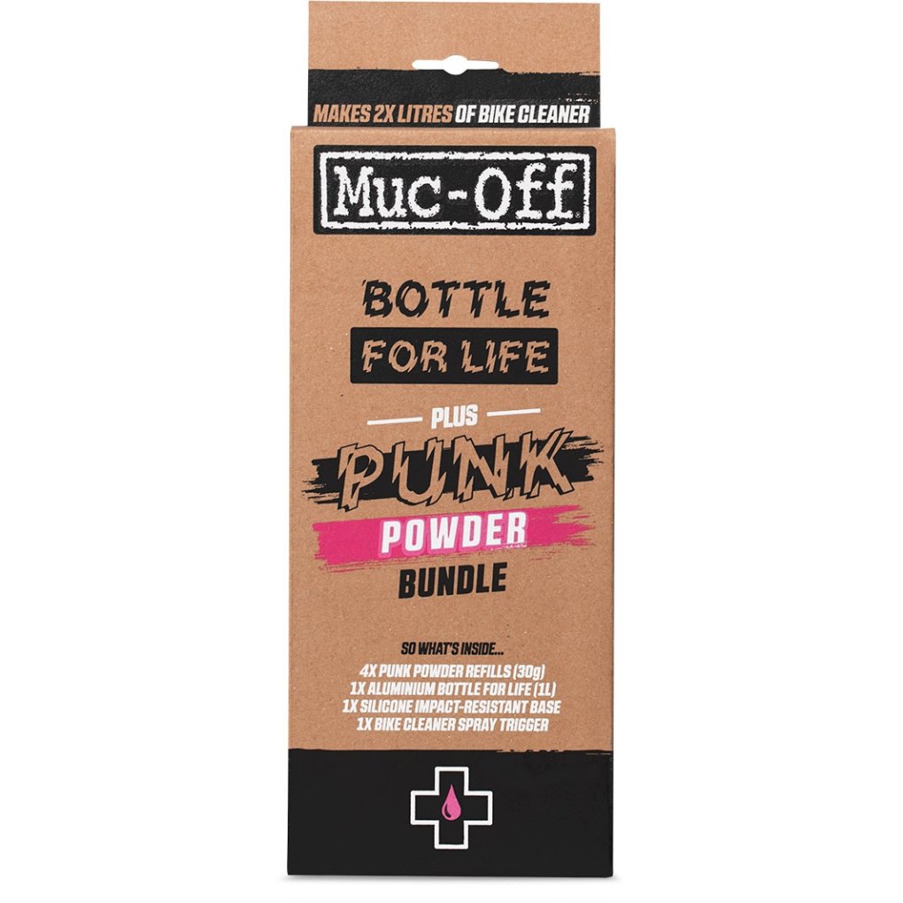 Muc-Off Bottle For Life Bundle Bike Cleaner (incl. 4 x Punk Powder) - black