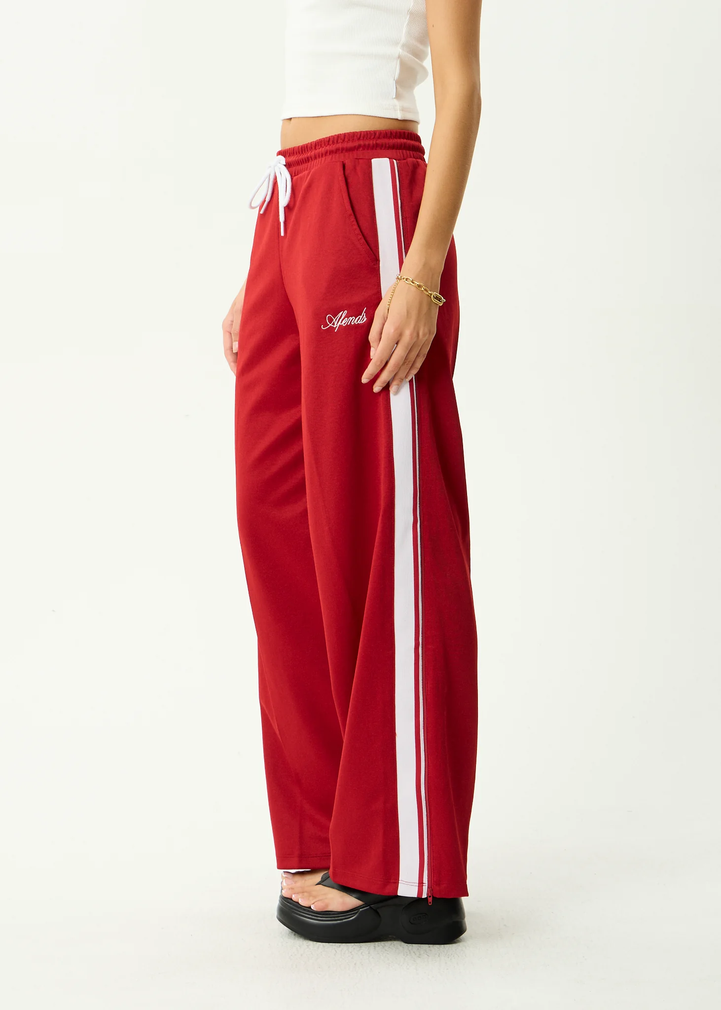 AFENDS Womens Laguna -  Track Pant - Ketchup