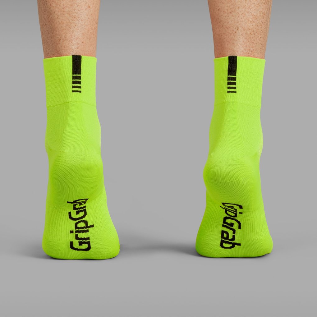 GripGrab Lightweight SL Short Socks - Yellow Hi-Vis