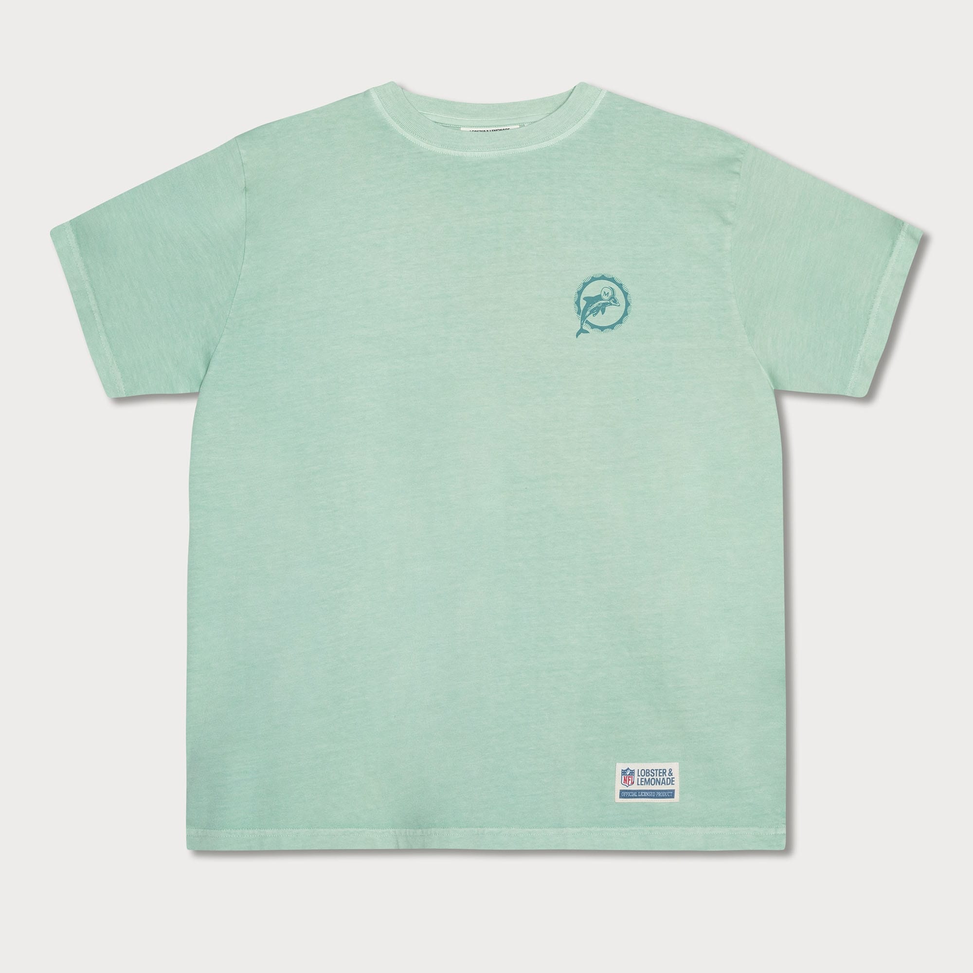 Miami Dolphins L&L '89 Classics NFL T-Shirt Mint Green