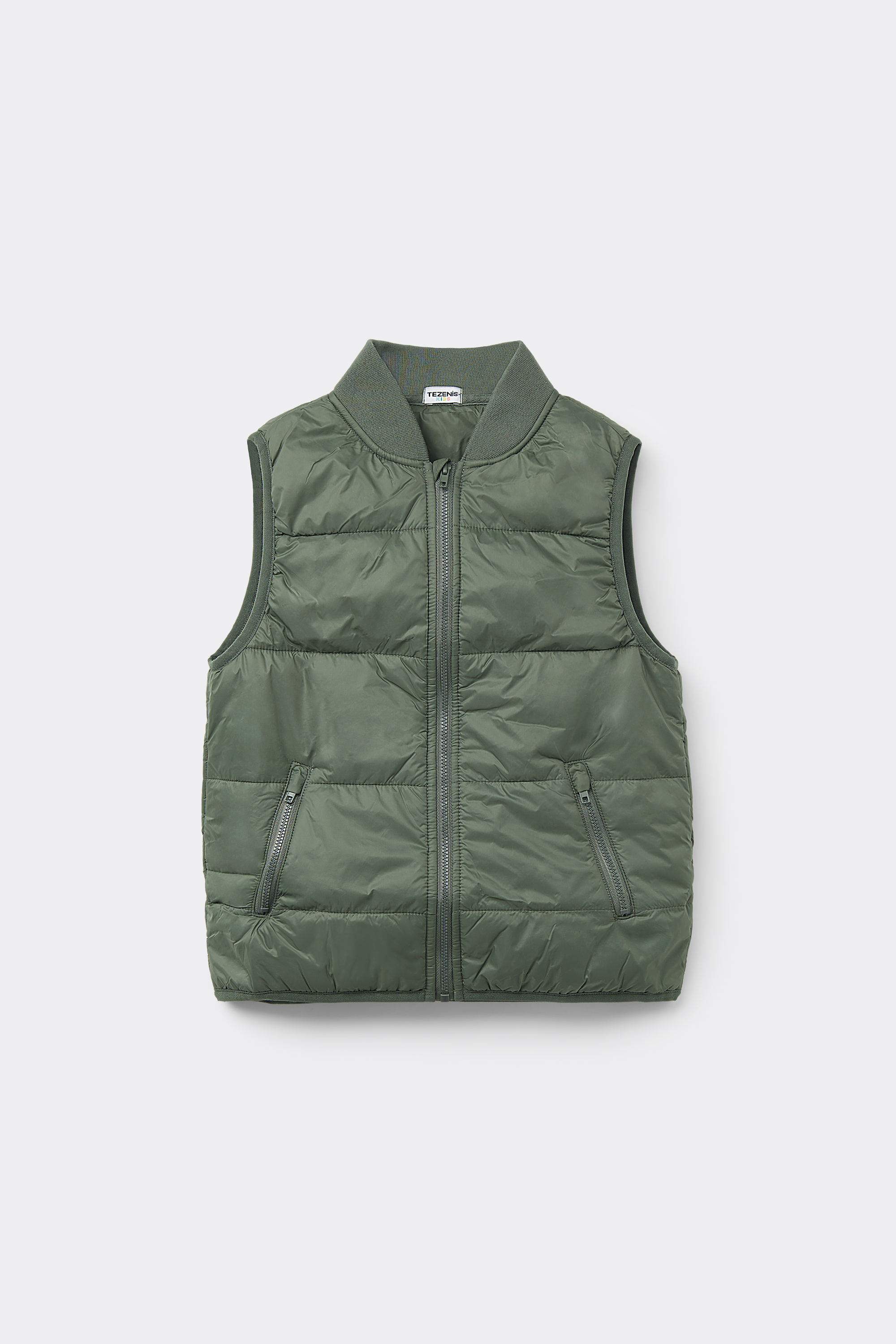 Kids’ Unisex Padded Vest with Pockets and Zip