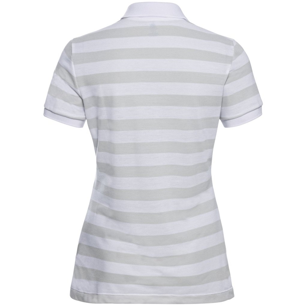 Odlo Concord Polo T-Shirt Women - white - odlo silver grey