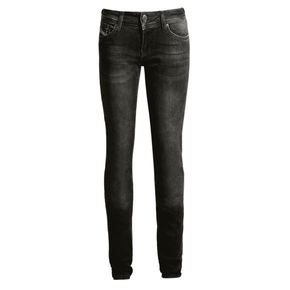 Jean Moto John Doe BETTY HIGH LONGUEUR 32 - Slim - NoirRef : JDE0031