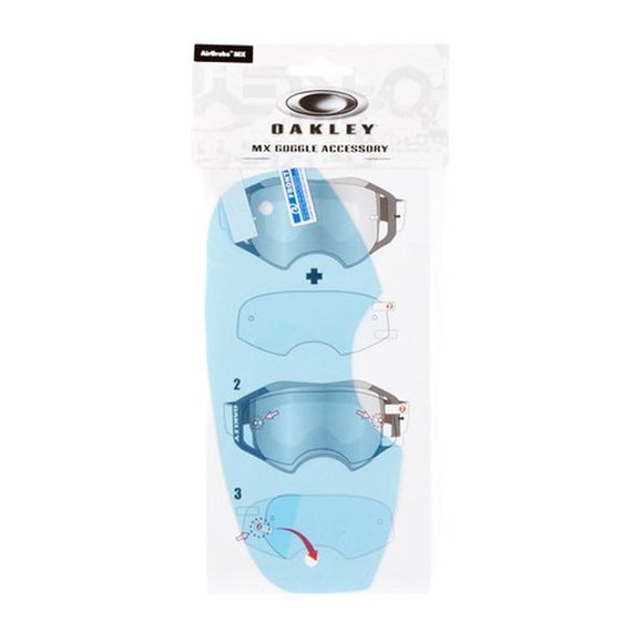 Oakley AIRBRAKE MX Goggle Lens - SCREEN PROTECTION SET OF 2 - ClearRef: OK0651 / 8000857