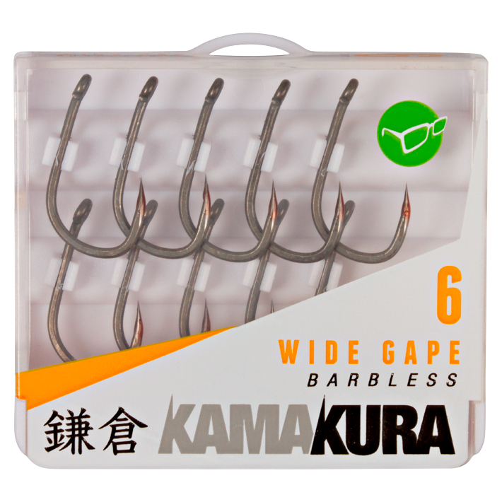 Korda Fishing hook Kamakura (Wide Gape Barbless)