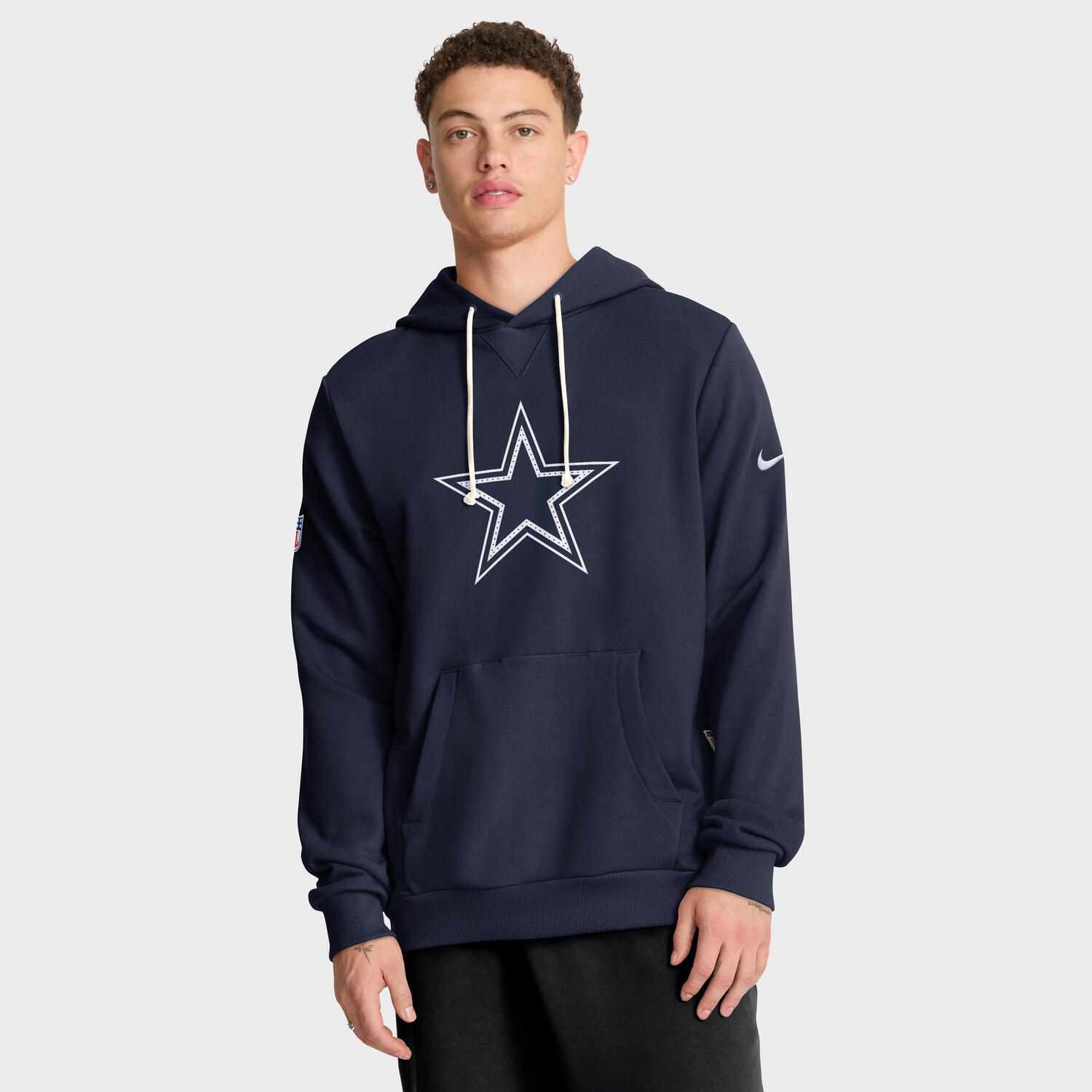 Dallas Cowboys 2025 NFL Sideline Nike Standard Issue Hoodie Navy