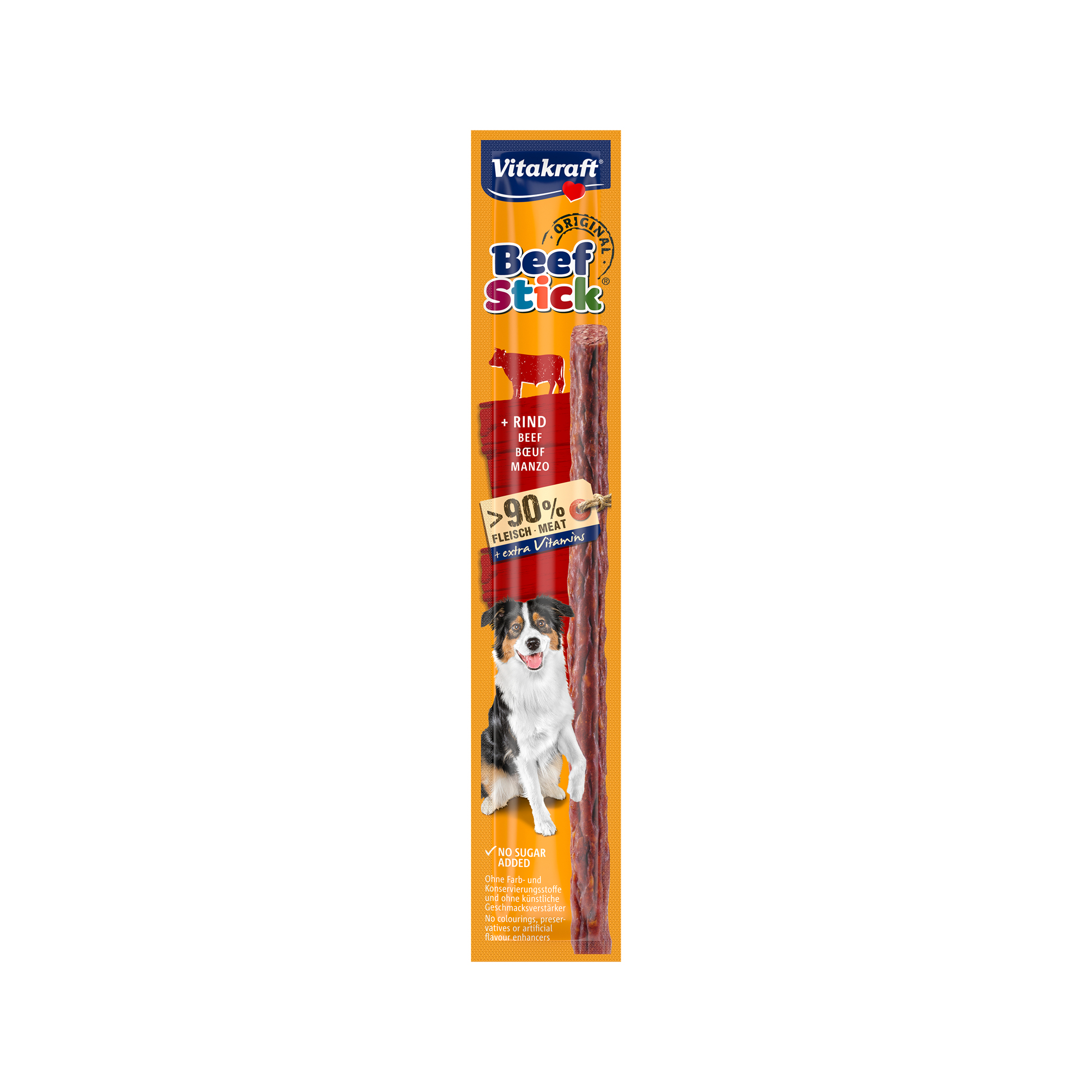Vitakraft Beef Stick Original Beef - 10 pieces