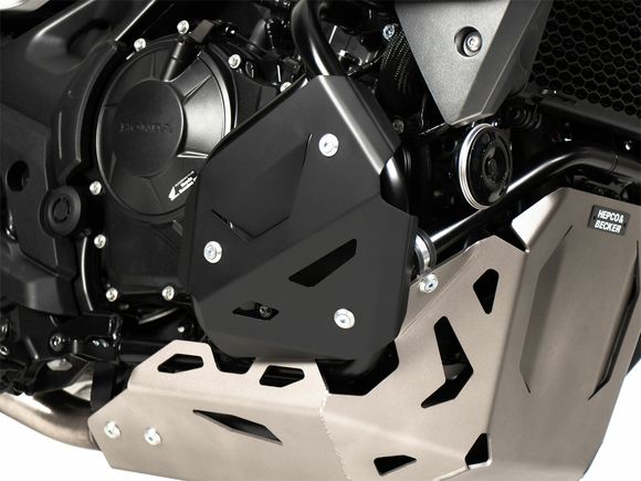 Hepco & Becker Engine Guard Additional Plates for Crash Bar - BlackHONDA 750 XL 750 TRANSALP - 2023 - 2024Ref : HBE04711A / 42249539 00 01