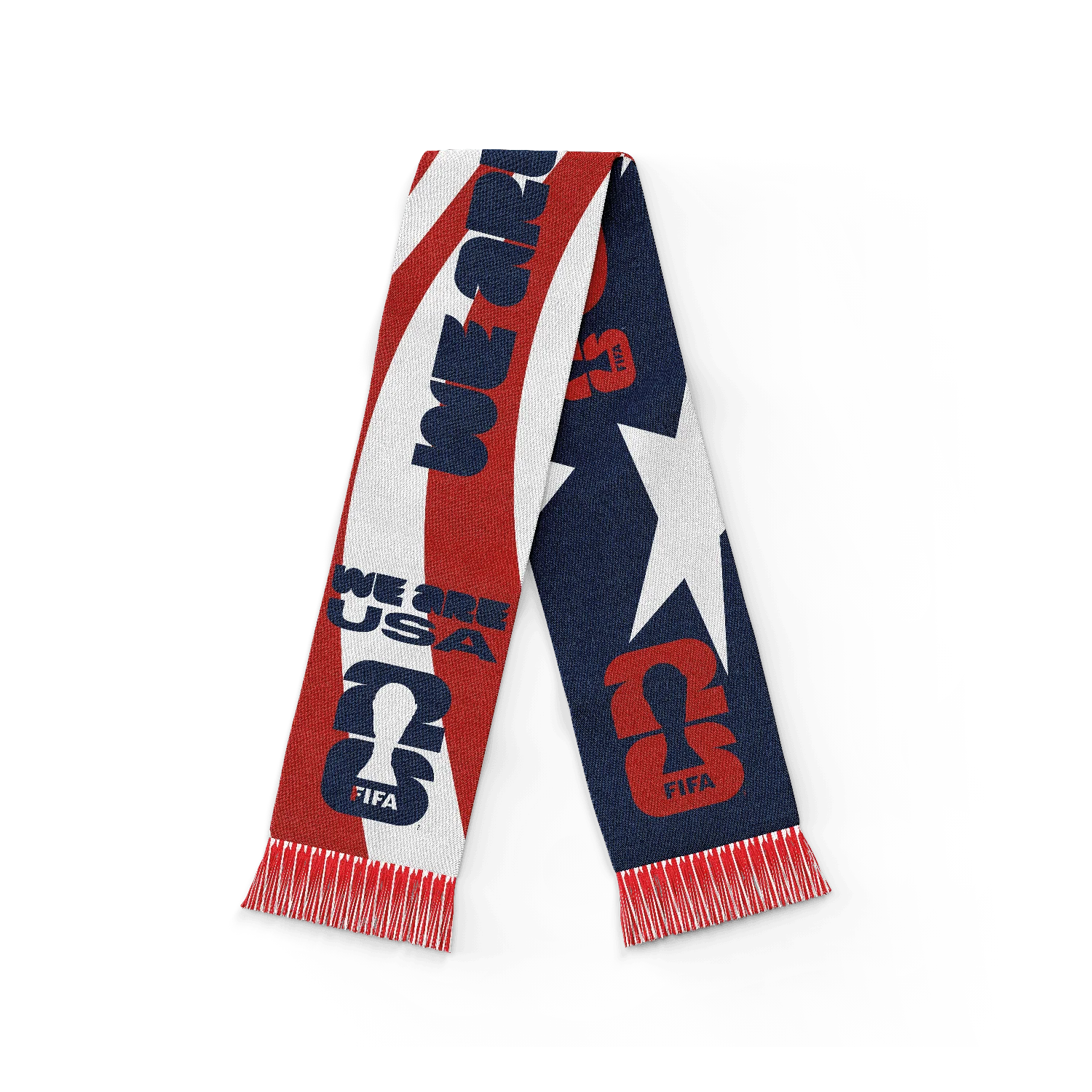 2026 Soccer Fan Collection 'We Are' USA Scarf