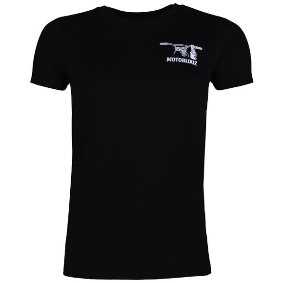 T-Shirt Motoblouz X LAURENT COCHET - FEMME - 20ANS - NoirRef : MB0420