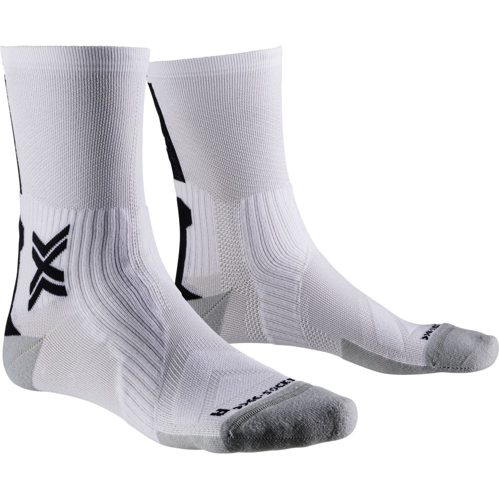 X-Socks Bike Perform Crew Sock - arctic white/opal black