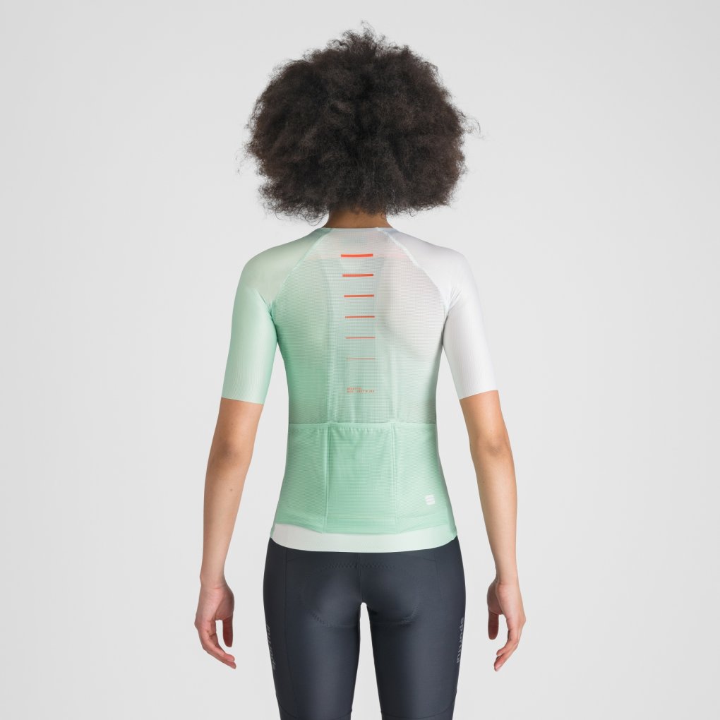 Sportful Light Jersey Women - 3055 Lichen Green/White