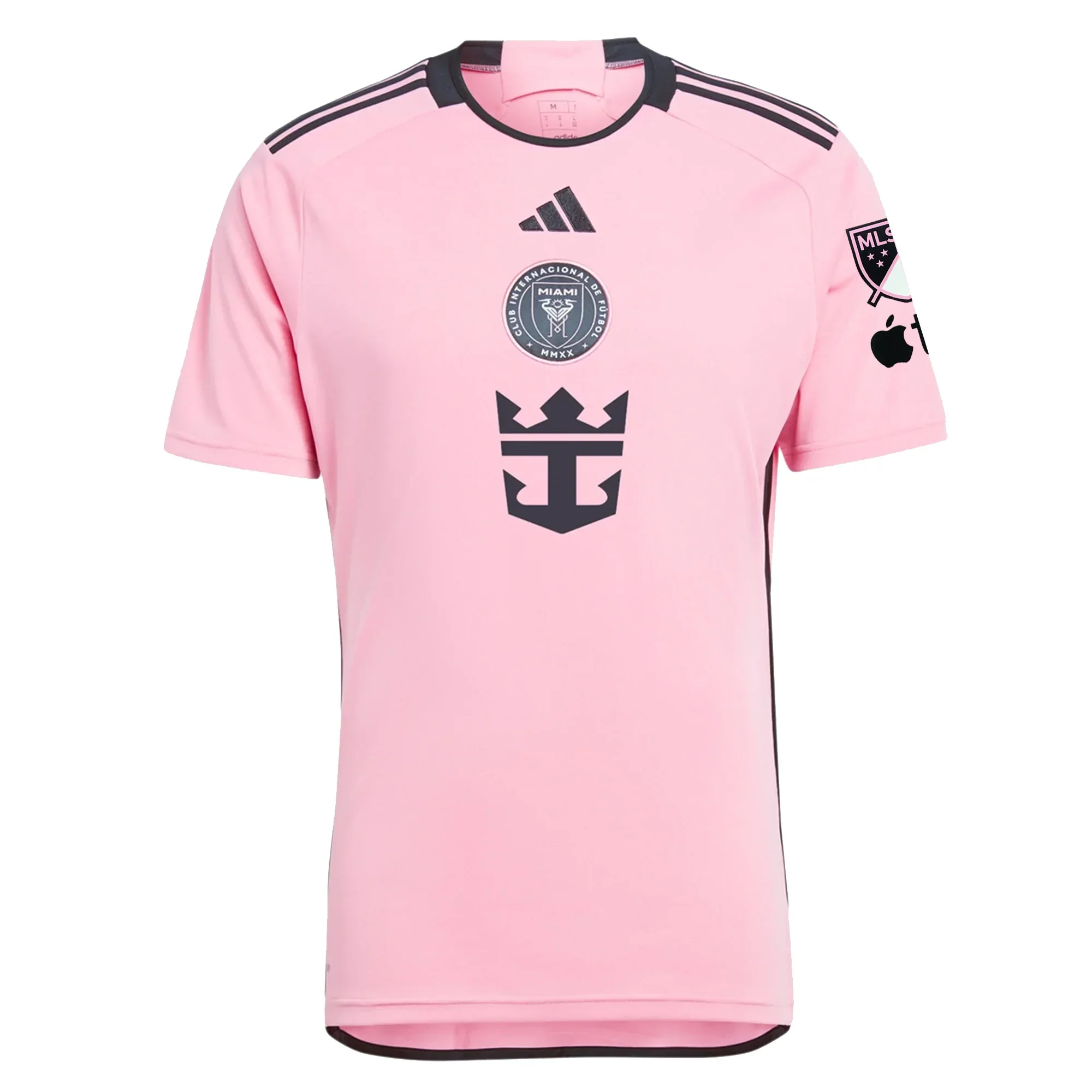Inter Miami Lionel Messi Royal Caribbean Home Jersey w/ MLS + Apple TV Patches 24/25 (Easy Pink)