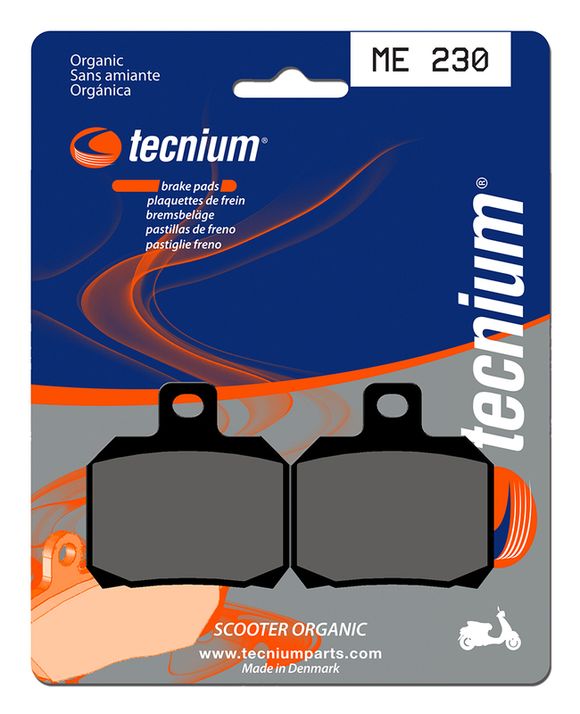Tecnium Scooter organic brake pads - ME230Ref: TE00726A / 1022647