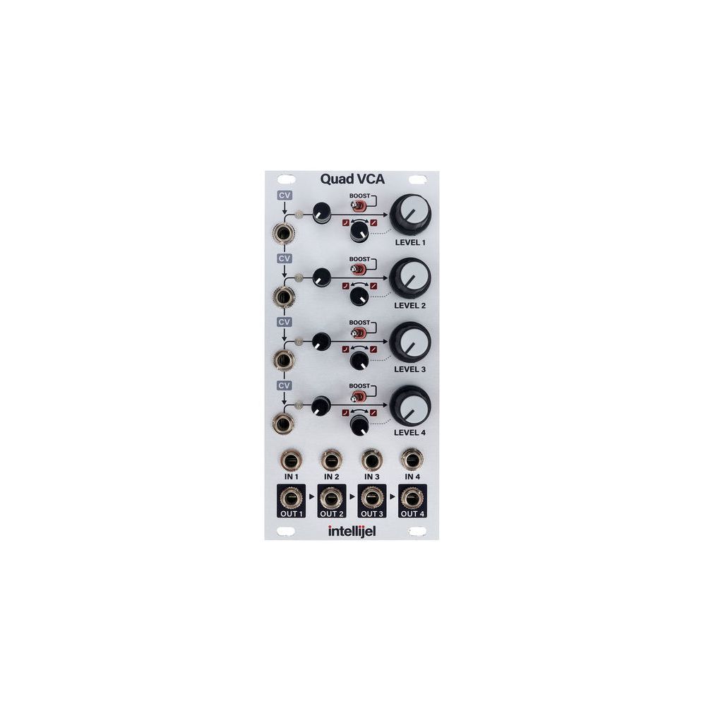 Intellijel Designs Quad VCA – Thomann Ireland