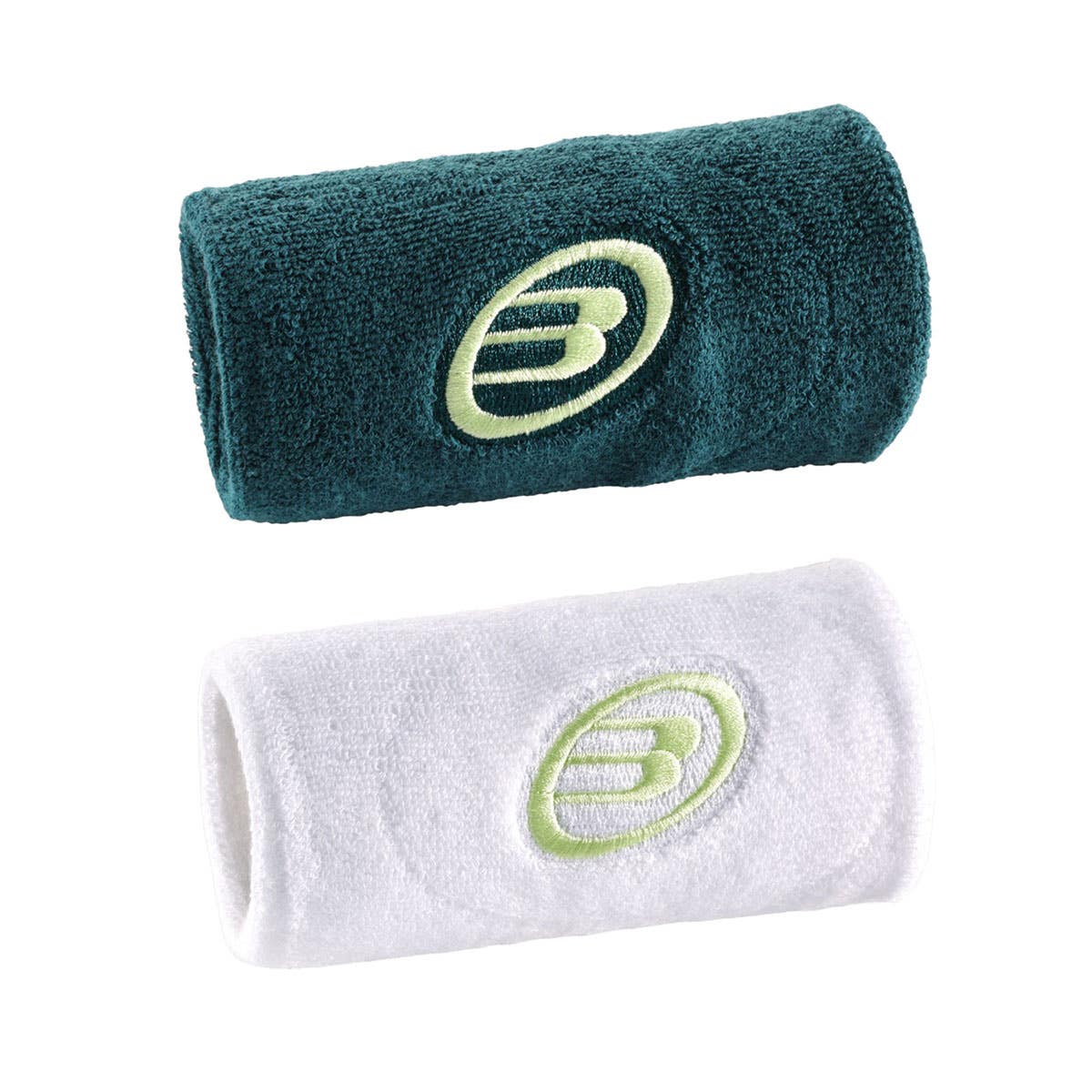 WRISTBAND BULLPADEL BPMU252 I WHITE/DARK GREEN