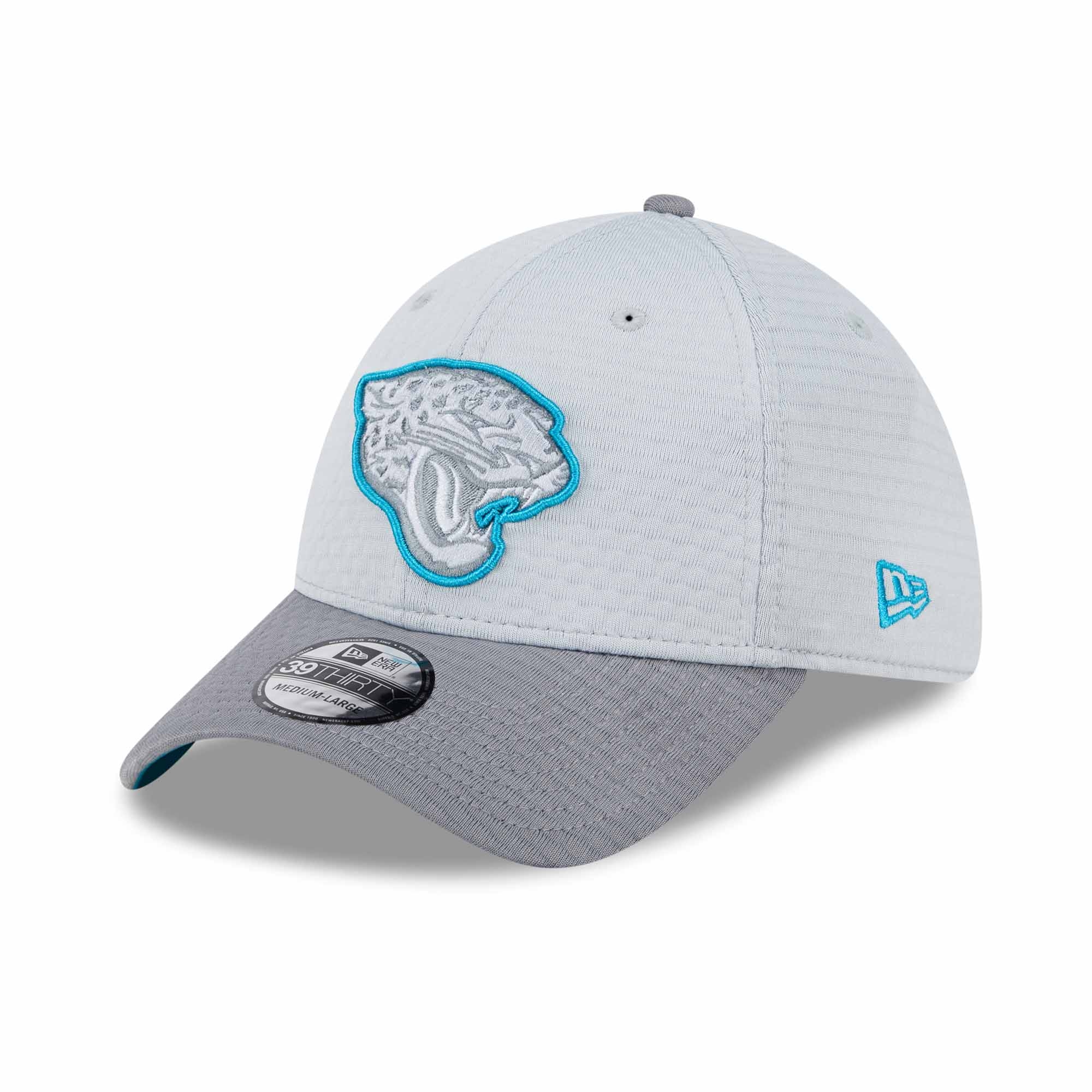 Jacksonville Jaguars 2024 NFL Training Camp New Era 39THIRTY Flex Cap Gray