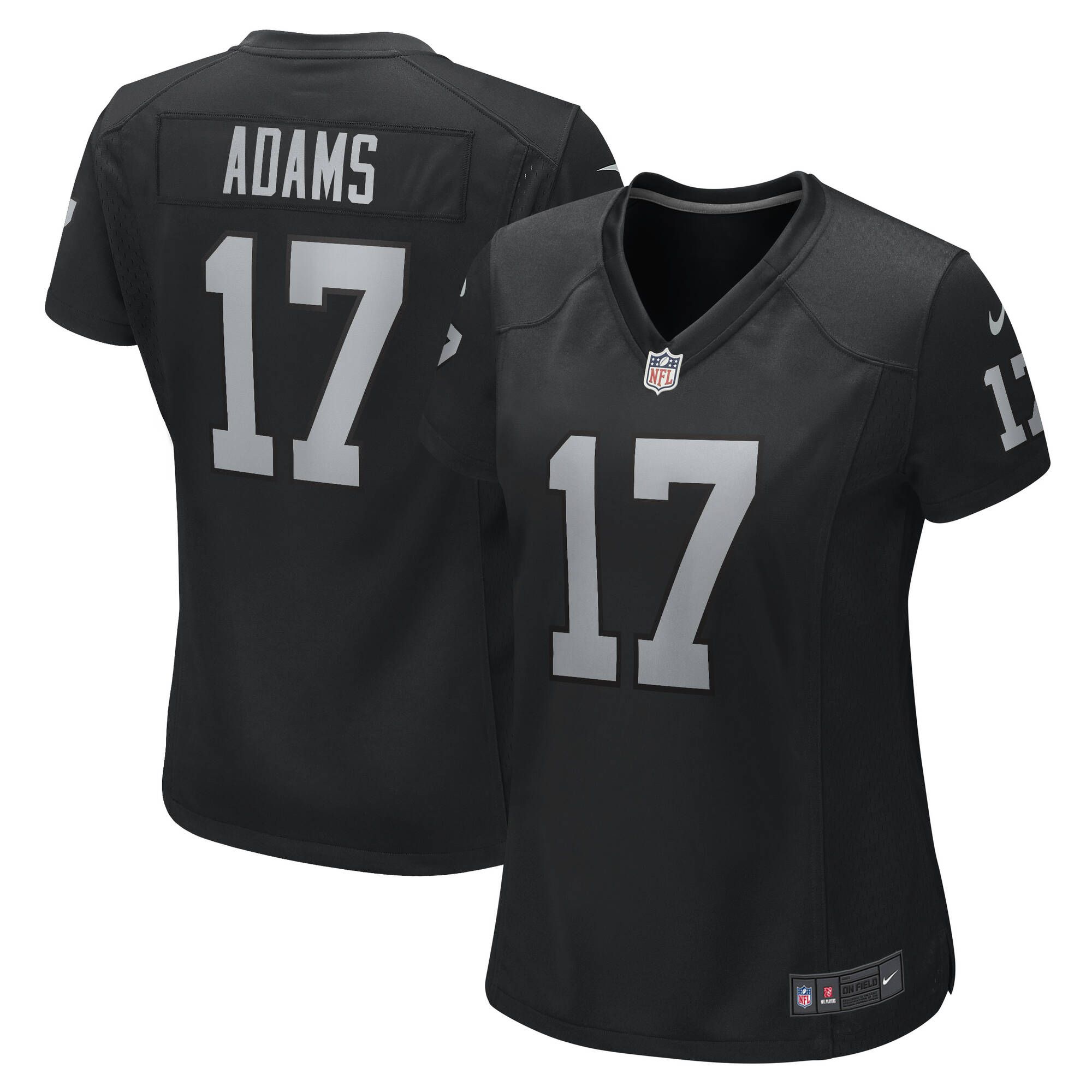 Davante Adams #17 Las Vegas Raiders Nike Game NFL Jersey Black (WOMEN'S)