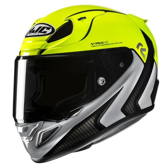 HJC RPHA 12 Full-Face Helmet - KOS - Yellow / BlackRef: HJ1302-C53784