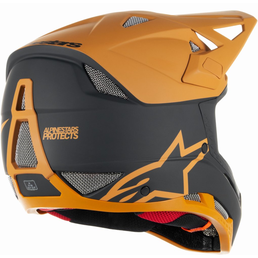 Alpinestars Missile Tech Helmet - Racer - black/dark gold matt