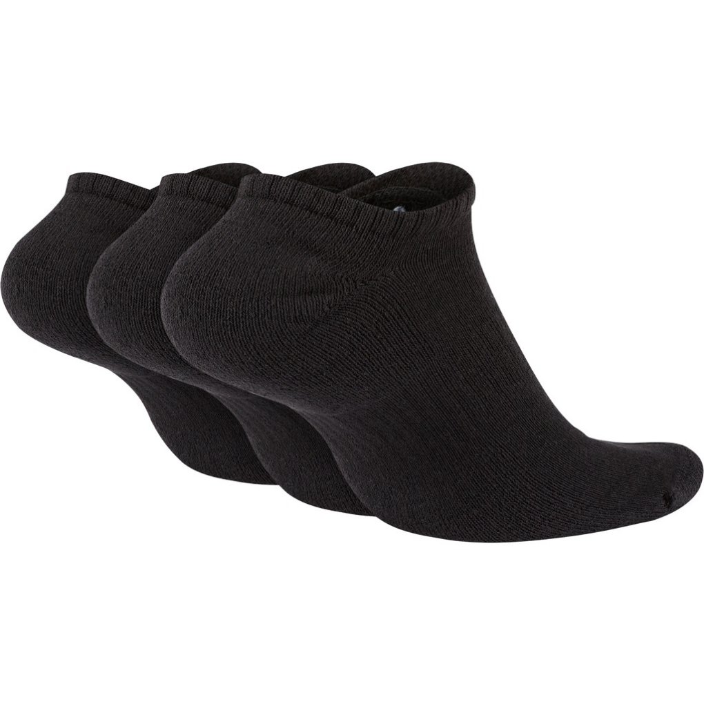 Nike Everyday Cushioned Training No-Show Socks (3 Pairs) - black/white SX7673-010