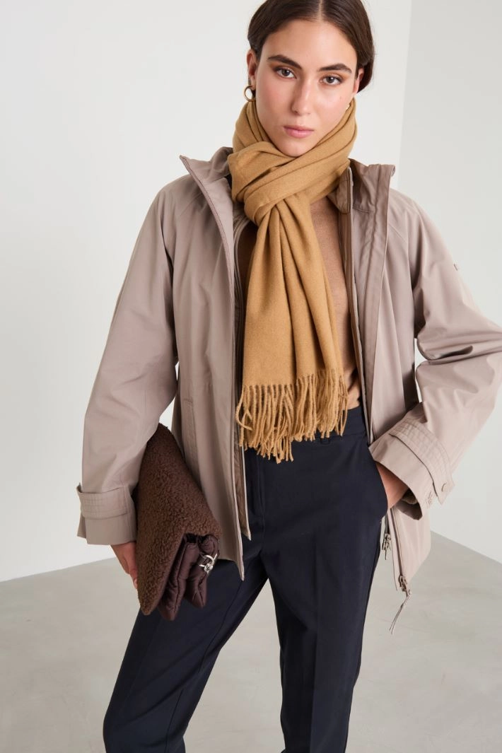 Light cloth scarf - CAMEL