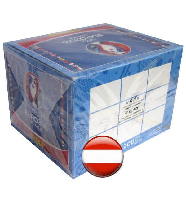 Panini EURO 2016 Austrian Box With 100 Packets