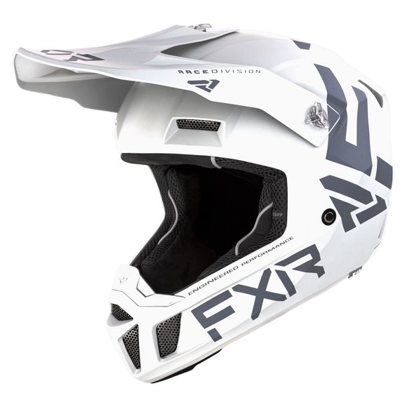 FXR CLUTCH CX WHITE 2021 cross helmet - WhiteRef: FXR0082