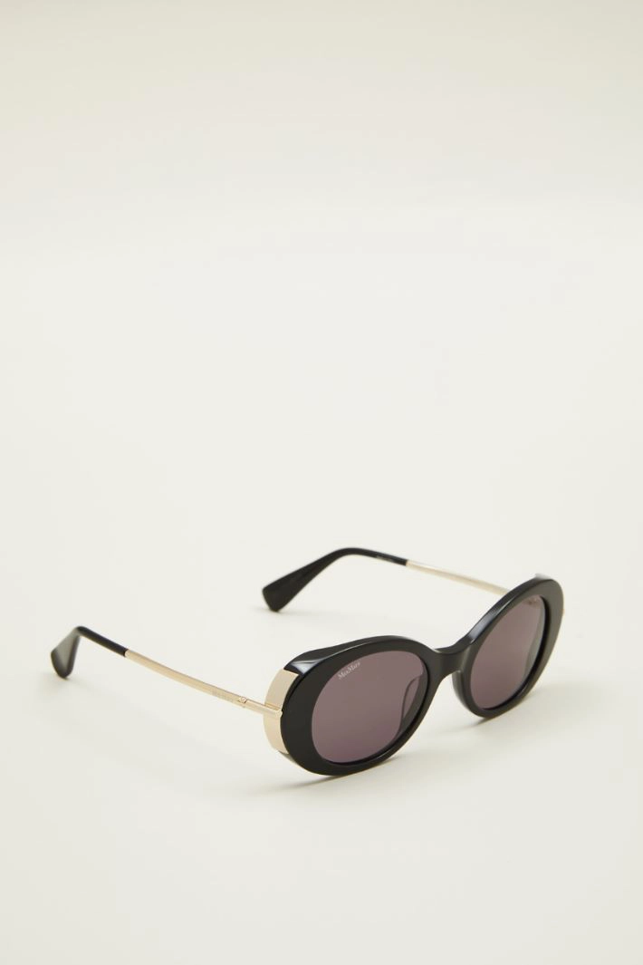 Oval sunglasses - BLACK