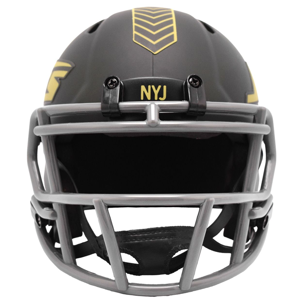 New York Jets 2025 Salute to Service NFL Speed Mini Helmet