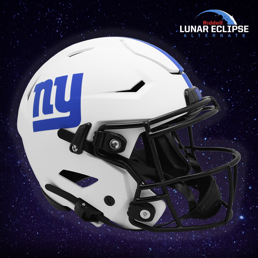 New York Giants Lunar Eclipse NFL Speed Mini Helmet