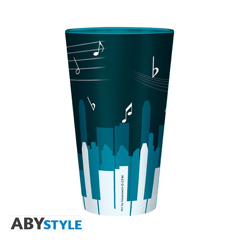 HATSUNE MIKU Large Glass 400ml Musical City