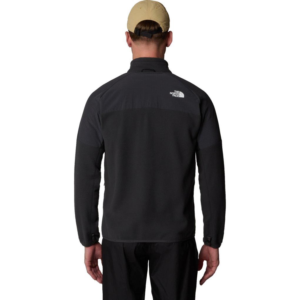The North Face Glacier Heavyweight Fleece Jacket Men - Asphalt Grey/Asphalt Grey/TNF Black