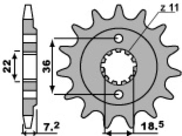 Standard steel PBR box output 2067 - 520Ref: Pbr01183A / 1077532003